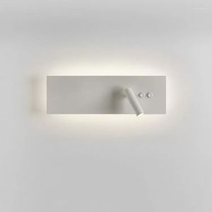 Wandleuchte Nordic Long Sconces Rustikale Wohnkultur Esszimmer-Sets Schwarz Außenbeleuchtung Lampen LED-Schalterapplikation