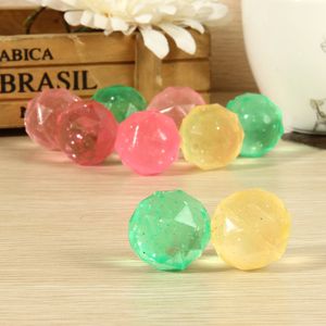 3cm descompressão bouncy bola brinquedos rosa verde amarelo diamante cristal estilo bola de borracha sólida crianças brinquedo engraçado crianças bola brinquedos