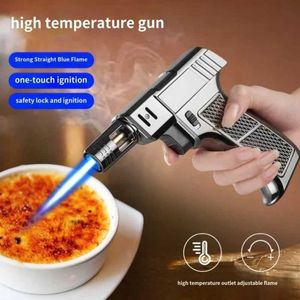 Lighters New High Temperature Welding Ignition Gun Multifunctional Spray Igniter Inflatable Lighter Outdoor Kitchen Barbecue Flame