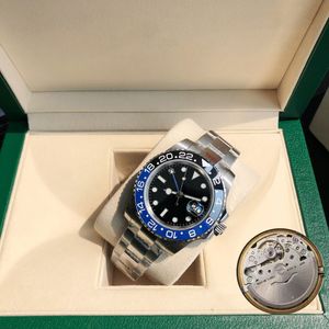 Gd zegarek męskie zegarki 42 mm Pełny stał nierdzewny ruch maszynowy Sapphire Glass 5Atm Wodoodporny gumowy pasek Montre de lukse na rękę