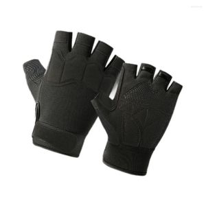 Велосипедные перчатки 1/2/3/5 против SLIP Shockproable Half-Finger Portable Glove Training Fitnes