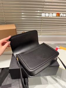 Kadınlar Solferino Orta Altın Kutu Deri Omuz Çantası Crossbody Bag