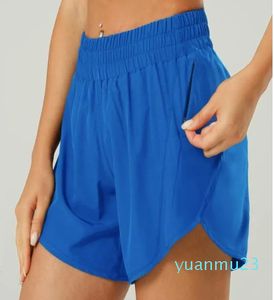 Polegada curto esportes fitness yoga roupas para mulher ginásio shorts ty solto com bolso com zíper verão correndo jogger atlético rápido