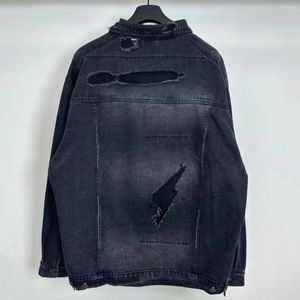 Erkek Ceketler Moda Marka Yüksek End Denim Ceket Orijinal Görünüyor Eski Tasarım Lüks Kadınlar Ünlü Yüksek Kaliteli UNISEX COWBOY