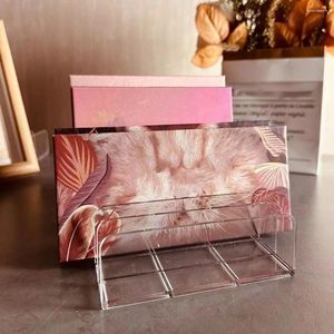 Storage Boxes Sturdy Makeup Organizer Tray With 7 Compartments Eyeshadow Powder Rack Drawer Divider For Home