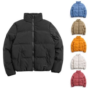Autumn and Winter Women's Down Jacket Casual Short Bread Jacket Women's Stand Collar Cotton Jacket