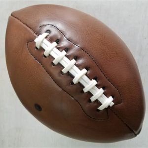 Balls Outdoor Sport Rugby Ball American Football Ball Vintage PU Size 9 For College Teenagers Training decoration 231101