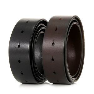 Paski Pure Cowhide Belt Pasek 33 cm 38 cm Okrągły otwór No Klucz Oryginalna skóra Wysoka jakość bez 231101