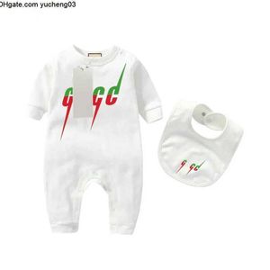 Designer Baby G Vestiti Pagliaccetto 100% Pagliaccetti di cotone Infant Boy Girl Lettera Costume Tuta Abbigliamento Tuta Bambini Tuta per neonati Outfit