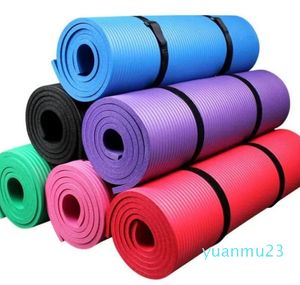 Alpurpose inç Etra Kalın Yüksek Yoğunluklu Çevre Dostu Slip Slip olmayan Eercise Yoga Mat, Fitness Egzersiz için Taşıma Kayışı ile