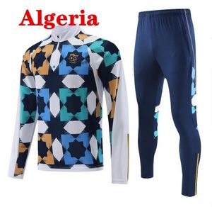 2023 2024 Algeriet Tracksuits Mahrez Soccer Jerseys 23/24 Nya Algerie Män- och barnutbildningsdräkter Bounedjah Survetement Maillot de Foot Feghoul Sportwear Football