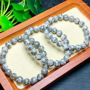 Strand Natural Pyrite Bracelet Round Beads Fashion Gemstone Jewelry Women Men Healing LoversGift 1pcs 8mm/9mm