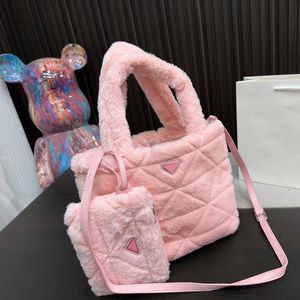 teddy bag winter tote bag designer handbag cute soft fur shopping bags cross body Women Totes Purses Luxurys Handbags 231102 240302