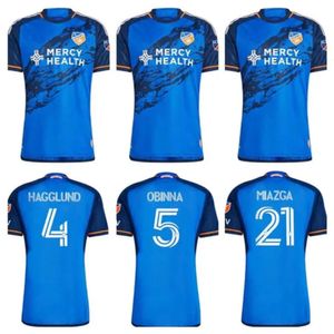 Qqq8 2023 Fc Cincinnati Futebol Jerseys 23 24 Hagglund Obinna Vazquez Home Away Miazga Camisa de Futebol Tailândia Qualidade Homens Tamanho S-xxl Fãs