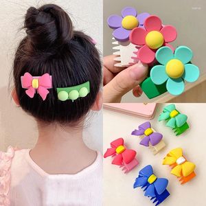 Hair Accessories 5Pcs Sets Children Fashion Flower Love Clips Sweet Small Bow Comb Hairpin For Baby Barrettes Headwear