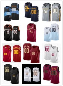 Cleveland''Cavaliers''Basketball Jersey Men Women Youth Custom 35 Isaac Okoro 32 Dean Wade 12 Tristan Thompson 20 Georges Niang 2 Ty Jerome