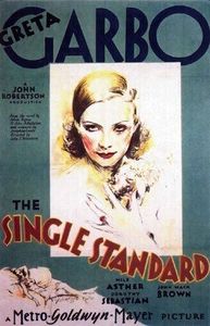 Den enda standardfilmen Poster Greta Garbo Vintage Canvas Print Poster