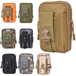 Bolsa tática cinto pacote de cintura masculino pequeno bolso militar sobrevivência ferramenta saco para correr viagem acampamento caça airsoft