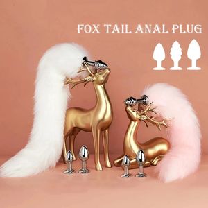 Anal Toys Metal Tail Anal Plug Separabel Cosplay Butt Plug Anal Sex Tail Vuxna produkter Analsexleksaker för kvinnliga par Män sexig butik 231101