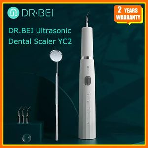 Outra Higiene Oral Original DR.BEI YC2 Dental Ultrassônico Elétrico Removedor de Cálculo de Dente Manchas de Dente Dentista Branquear Higiene Oral Limpa 231101