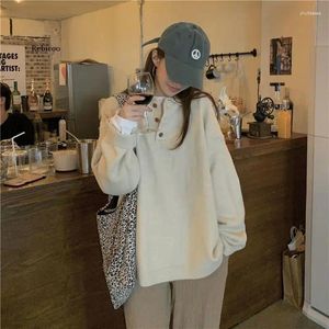 Women's Sweaters Pullovers Women Pure Simple Loose All-match Sweater Spring Tender Warm Cozy Leisure Vintage Preppy Clothing Classic Est