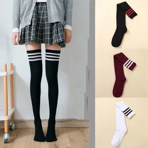 Skarpetki dla kobiet ciepłe lolita dla damskich dziewcząt moda kolano sexy jk długie uda wysoko
