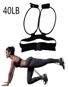 2019 Fashion Yoga Pull Band Stretching Belt träningsmotstånd Booty Band för ben och rumpa inomhussport9934814