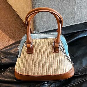 Shoulder Bags Fashion Women's Knitting Bag Brand Straw Sales Bag Club Designer Women's Beach Soul Bag Leisure Women's Messenger Bagstylishhandbagsstore