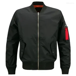 Männer Jacken Herbst Plus Größe Sportswear Mann Stehen Kragen Langarm Flug Pilot Jacke Männlich Schwarz Baseball Mantel 6XL 7XL 8XL Jungen