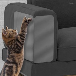 Cat Toys 2pcs Couch Scratch Guards Mat Scraper Anti-Scratch Claw Post Protector for Cats Scratcher Pet Furniture