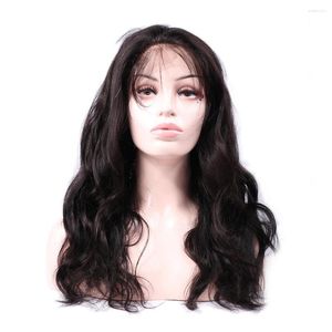 MSTOXIC BODY WAVE WIG FULL LACE人間の髪のウィッグ黒人女性ブラジルのフロントレミー