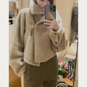 Women's Leather Real Fur Women Coat Natural Double-Faced Sheepskin And Outwear Winter Merino Sheep Warm Thick H1016