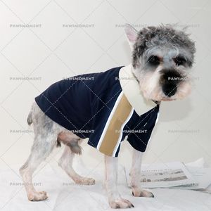 Vestuário para cães primavera no verão moda de estimação de algodão para cães pequenos animais de estimação Yorkies polo polo tshirt chihuahua fantasia pc1712