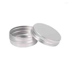 Storage Bottles Pack Of 160 Screw Top Round Aluminum Tins - Lid Tin Container Bottle