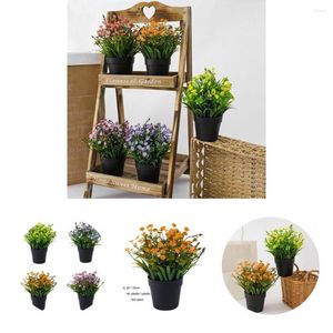 Flores decorativas em vasos de planta real Touch Real Touch Artificial Farmhouse