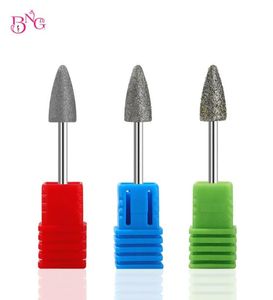 BNG Diamond Nail Drill Bit 332quot Korund Burr Milling Cutter Bits For Manicure Pedicure Tools Nail Drill Accessories4773268