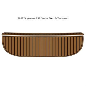 2007 Supreme 232 Swim Platform Step Pad Boat EVA Foam Faux Teak Deck Floor Mat Self-Adhesive SeaDek Gatorstep Style Floor Mat