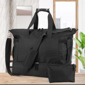 Torby Duffel Women Yoga Sports Bag wielofunkcyjne tygodnie Podróż 3PCS duża pojemność z ładowaniem USB w przedziale obuwniczym