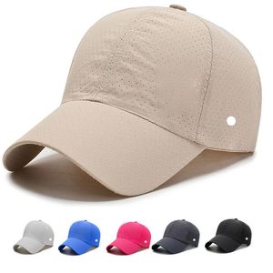 LL lub Al Off-Duty Cap Trucker Hats Outdoor Baseball Cap Letni mężczyźni i kobiety szczyt oddychający siatka Słońce Sports UV odporny na bieganie Kaczka