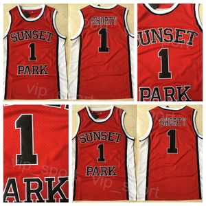 Filmer basket Fredo Starr Sunset Park Jersey 1 Shorty College University Uniform Breattable For Sport Fans Pure Cotton Team Color Red Stitched Shirt NCAA