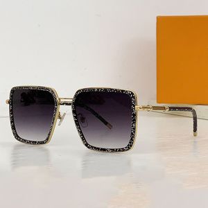 Der übergroße quadratische Luxusrahmen aus Metall für die Designer-Sonnenbrille Z2212U für Herren und Damen mit gemustertem Farbverlauf von Lunettes für den Freizeiturlaub wird in einer Originalverpackung geliefert