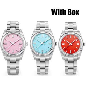 best selling Fashion womens designer watch Oyster perpetual Automatic Mechanical Watchs 31mm Stainless Steel 2813 Movement Super Luminous Sapphire Watchs Couple luxury watch