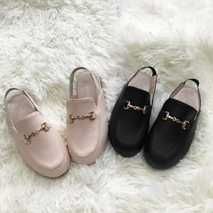 Pantofole Scarpe per bambini Bambini Scivoli neri per esterni Pantofole per neonate Ragazzi per bambini Scarpe morbide di marca Scivoli principessa Slip On Scarpe estive 231102