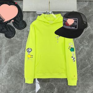 Designer Men's Letter Printing Hoodies with Letter Embroidery Bend Fashion Wave Caps Long Sleeves Oversize Streetwear High Quality Outwear Plue Size