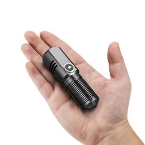 El feneri Torçlar 10000 Lümenler Mini Güçlü LED Flashlight XHP50 YAPI AKA MODU 3 MODE TYPE-C USB Şarj Edilebilir Flash Işık EDC Torç Lambası El Fenerleri