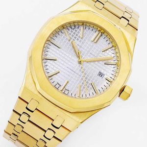 Watches AP Luxury For Mens Watch med rostfritt stål Armbandsur Business Clean Montre Luxe AAA Quality Designer Gold Watchs