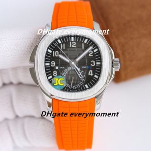 Reloj PP 5164A-001 JC fabricante de fábrica relojes mecánicos automáticos para hombres correa de caucho de 40 mm zafiro 904L resistente al agua cal.324 reloj de pulsera luminoso de acero inoxidable