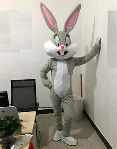 2024 Sprzedaż fabryki Profesjonalna maskotka króliczka wielkanocna Kostiumy Rabbit i Bugs Bunny dla dorosłych maskotka na sprzedaż