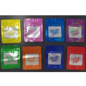 Sacos de embalagem Jungle Boys Mylar 3.5g Flower Gummies Pacote de armazenamento Pacote de bolsa vazia