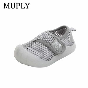 Athletic Outdoor Kid shoes Spring/Autumn 2023 Soft Bottom baby steps shoes Boys Girls Breathable Embroidered White Gray Pink W0329